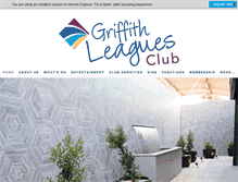 Tablet Screenshot of griffithleagues.com.au